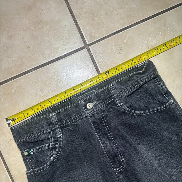 Vintage Y2K Southpole 5180 Jeans Mens 34x29 Black Straight Jeans Hip Hop Baggy - Picture 5 of 10